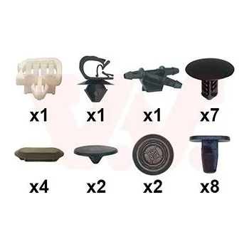 Karosérie Montážní sada, víko motoru VAN WEZEL 4415797