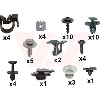 Montážní sada, blatník VAN WEZEL 0972796