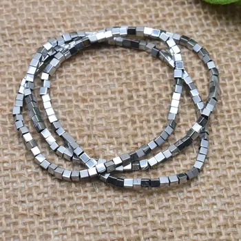 Náramek Barevné hematitové kostičky | šperky - 4 , 2mm