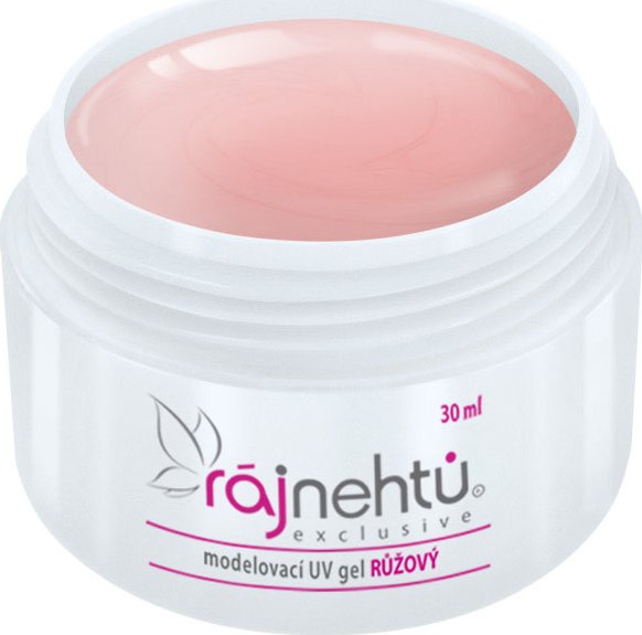 Ráj nehtů UV gel modelovací - růžový - 30 ml