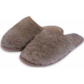 Pánské pantofle Vlněné pantofle béžové - 45-46