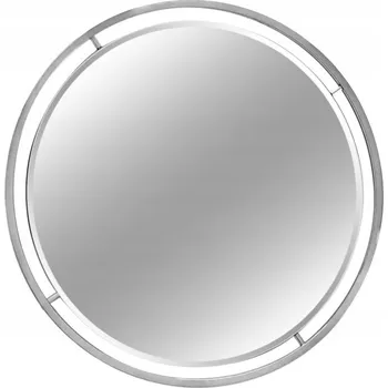 Zrcadlo Kulaté zrcadlo v ocelovém černém rámu 89 LW6852