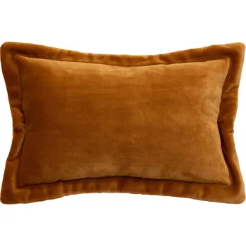 Polštář POLŠTÁŘ MĚKKÝ POLŠTÁŘ ORANŽOVÝ CUDDLY 38X58 NA ZIP