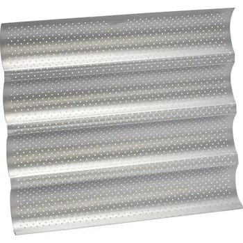 Nádoba na pečení Patisse Forma na bagety 38 x 33 cm stříbrná