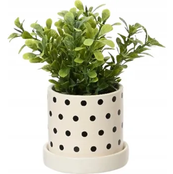 umělá květina Umělá rostlina v květináči, dekorativní, 16x8 cm