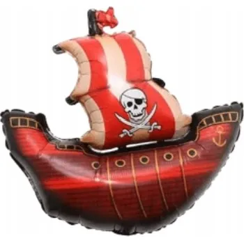 Balónek Foliový balónek Loď 70x85 cm