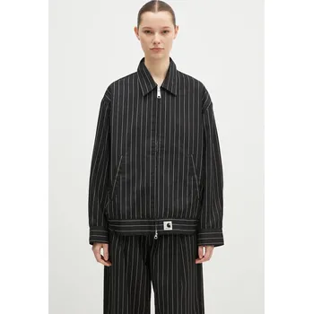 Dámské oblečení Bunda s příměsí vlny Carhartt WIP Seaton Jacket, XS, černá, 99X