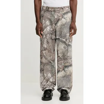 Dámská móda Bavlněné kalhoty Represent Real Tree Camo, S, béžová, 80X