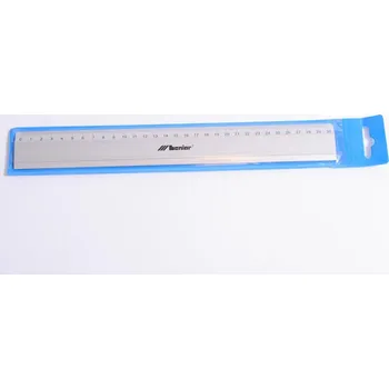 pravítka Kancelářské hliníkové pravítko 30 cm LENIAR geometrické pomůcky PRAVÍTKO