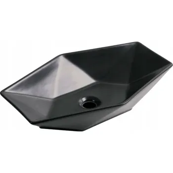 Umyvadlo na desku asymetrické Kerra KR 36,5 cm bílé