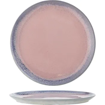 Bloomingville, Jídelní talíř Paula 26,5 cm růžovo-modrý - Formadore
