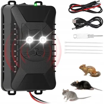 Odpuzovač zvířat Ultrazvukový odpuzovač do auta na myši, krysy, hlodavce a kuny