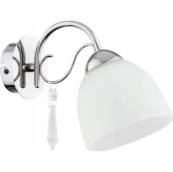 Nástěnné svítidlo Nástěnné svítidlo Alfa bílé, stříbrné patice E27 60 W