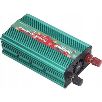 Měnič napětí MĚNIČ NAPĚTÍ INVERTER DO AUTA 24V-220V 3000W