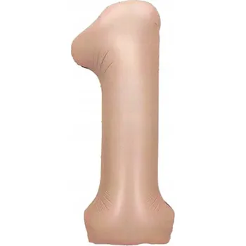 Balónek Fóliový balónek Karamelová číslice 1 JEDNIČKA hélium 100cm