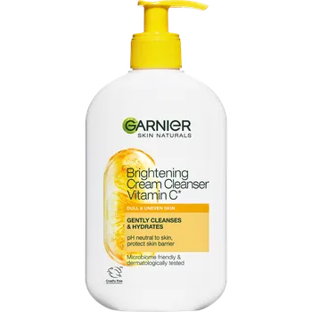 Pleťový krém Garnier Skin Naturals Vitamin C Brightening Cream Cleanser rozjasňující čisticí krém s vitamínem C 250 ml