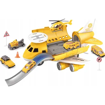 autíčko Stavební sada Letadlová stanice s auty a vrtulníkem, pro děti od 3 let, roz