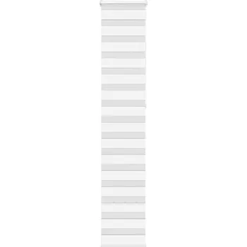 vidaXL Zebra roleta bílá 50x230 cm šířka látky 45,9 cm polyester