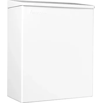 Odpadkový koš Nástěnný odpadkový koš 7 l Bílý ocelový