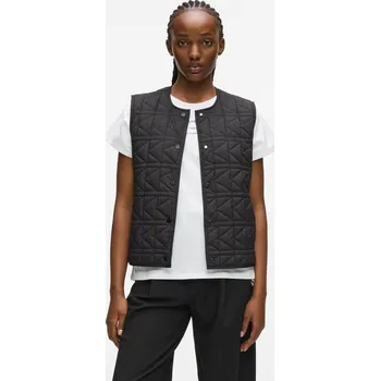 Dámská vesta VESTA KARL LAGERFELD K QUILT LIGHTWEIGHT GILET BLACK