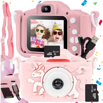 Digitální kompakt Digitální fotoaparát Lewer X5JED+32GB vícebarevný