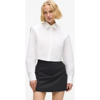 Dámská košile KOŠILE KARL LAGERFELD FASHION POPLIN SHIRT WHITE