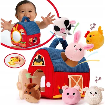 Hračka pro nejmenší HRAČKA PRO MIMINKA 6-12 MĚSÍCŮ, HRAČKY PRO DĚTI NA FARMĚ