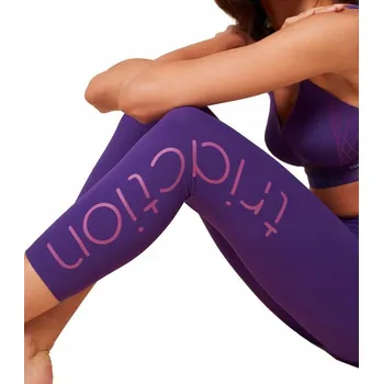 Dámské legíny Legíny Triumph fialové klasické 7/8 polyamid, velikost S