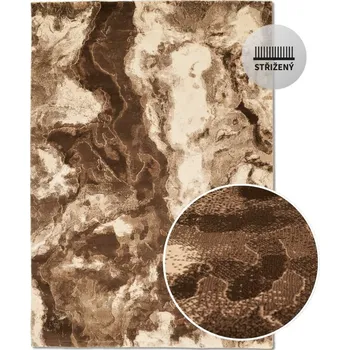 Koberec Kusový koberec ARTE 15094 H10 Brown Rozměr: 80x150 cm
