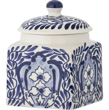 Dóza na potraviny Bloomingville, Kuchyňská dóza Karlie 660 ml sytě modrá - Formadore