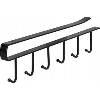 Věšák DRŽÁK NA HRNÍČKY DO SKŘÍŇKY ZÁVĚSNÝ BEZ VRTÁNÍ KOVOVÝ