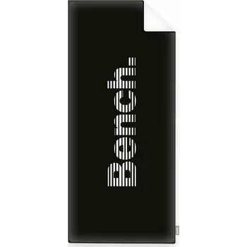 Bench Osuška Pruhy černo-bílá, 80 x 180 cm, bílá + černá