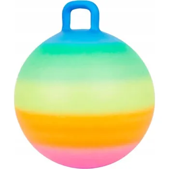 Hopsadlo Skákací Míč Duhový Barevný na Cvičení pro Kluky Holky 45 cm Skákání Doma