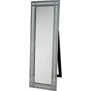 Zrcadlo Zrcadlo rám grafit křišťály 50x150 TM8023