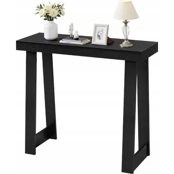Konferenční stolek Konzolový Stolek Vevor černá černé 91,5 x 81 x 30,5 cm