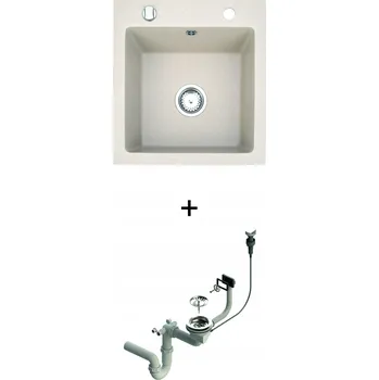 Granitový dřez Jednokomorový granitový dřez Brenor béžový