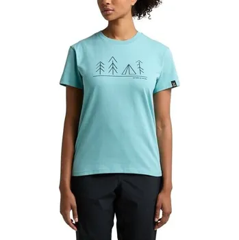 Dámské tričko Dámské triko Haglöfs Camp velikost XS modrá