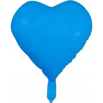 Balónek Fóliový balónek Srdce Modré 45 cm – Párty, Zamilované BALÓNKY