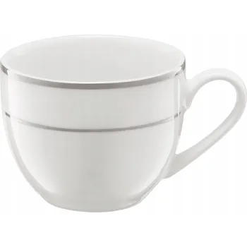 AMBITION Aura Silver ŠÁLEK porcelánový 90 ml na kávu Espresso stříbrný