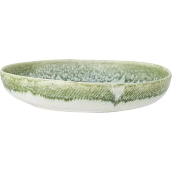 Bloomingville, Servírovací mísa Prim 25 cm bílo-zelená - Formadore