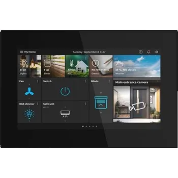 Zabezpečení domácnosti KP ABB M2249-2B – videotelefon a ovládací panel OneTouch, ABB Welcome Midi, 7", černý