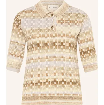 Dámské tričko Closed Dámské Úpletové Tričko, béžová / režná / černošedá, 34