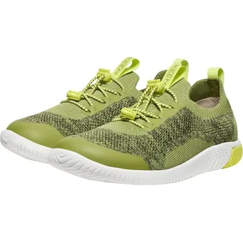Chlapecké polobotky Keen KNX KNIT LACE YOUTH iguana/evening primrose dětské boty
