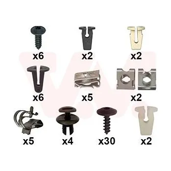 Nárazník Montážní sada, nárazník VAN WEZEL 4946794