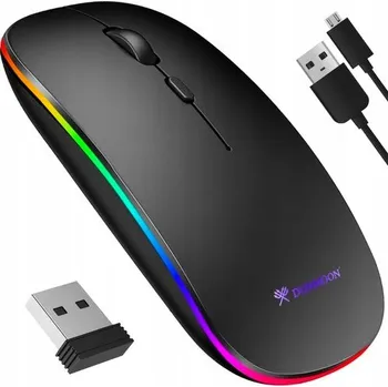 Myš MYŠ OPTICKÁ BEZDRÁTOVÁ MYŠ SLIM 2,4 GHz BLUETOOTH K LAPTOPU PC