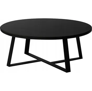 Konferenční stolek Kulatý konferenční stolek s bílou mramorovou deskou T013