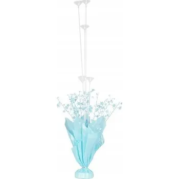 Balónek Stojan na balónky s tyčinkami závaží, modrý