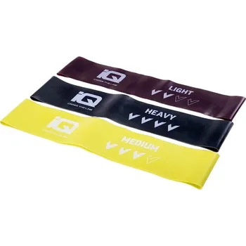 IQ Emori Resistance Band (balení 3 ks) FIALOVÁ|ZELENÁ|ŠEDÁ