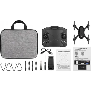 Dron Skládací dron s 720p WIFI kamerou a RC dálkovým ovládáním, kompaktní design