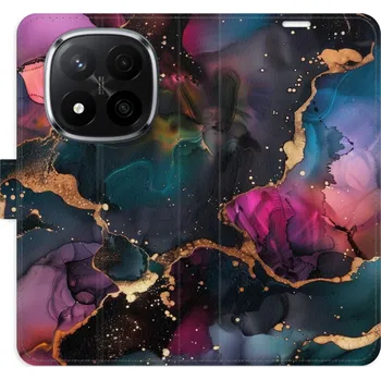 iSaprio Flipové pouzdro pro Xiaomi Redmi Note 14 Pro 5G/14 Pro+ 5G, Dark Marble